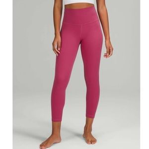 Lululemon Align HR 25” Pink Lychee leggings